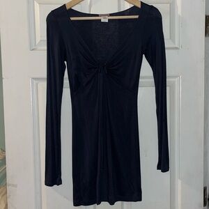 Chic Navy Long Sleeve Tunic